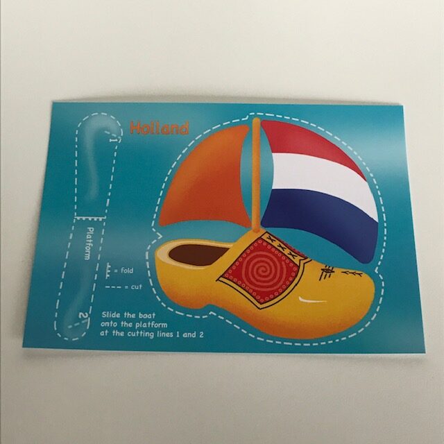 Ansicht Klompboot (Engelstalige werkbeschrijving)